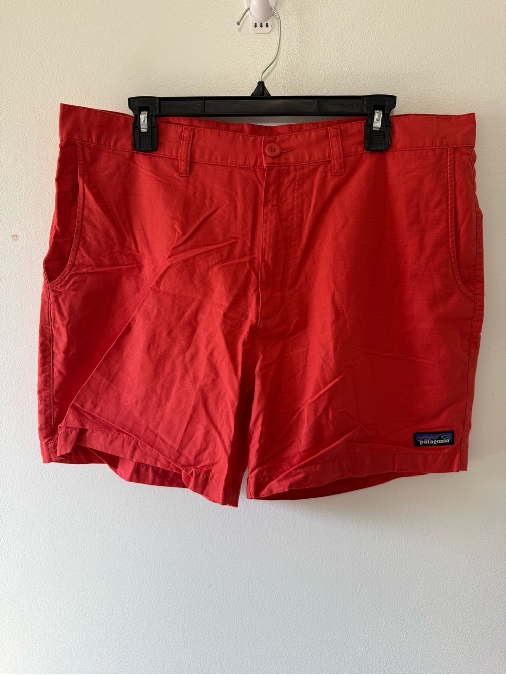 Patagonia Men's Red Flat-Front Casual Shorts